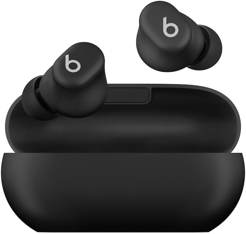 Beats Solo Buds - Wireless Bluetooth Earbuds | 18 Hours of Battery Life | Apple & Android Compatibility | Built-In Microphone - Transparent Red