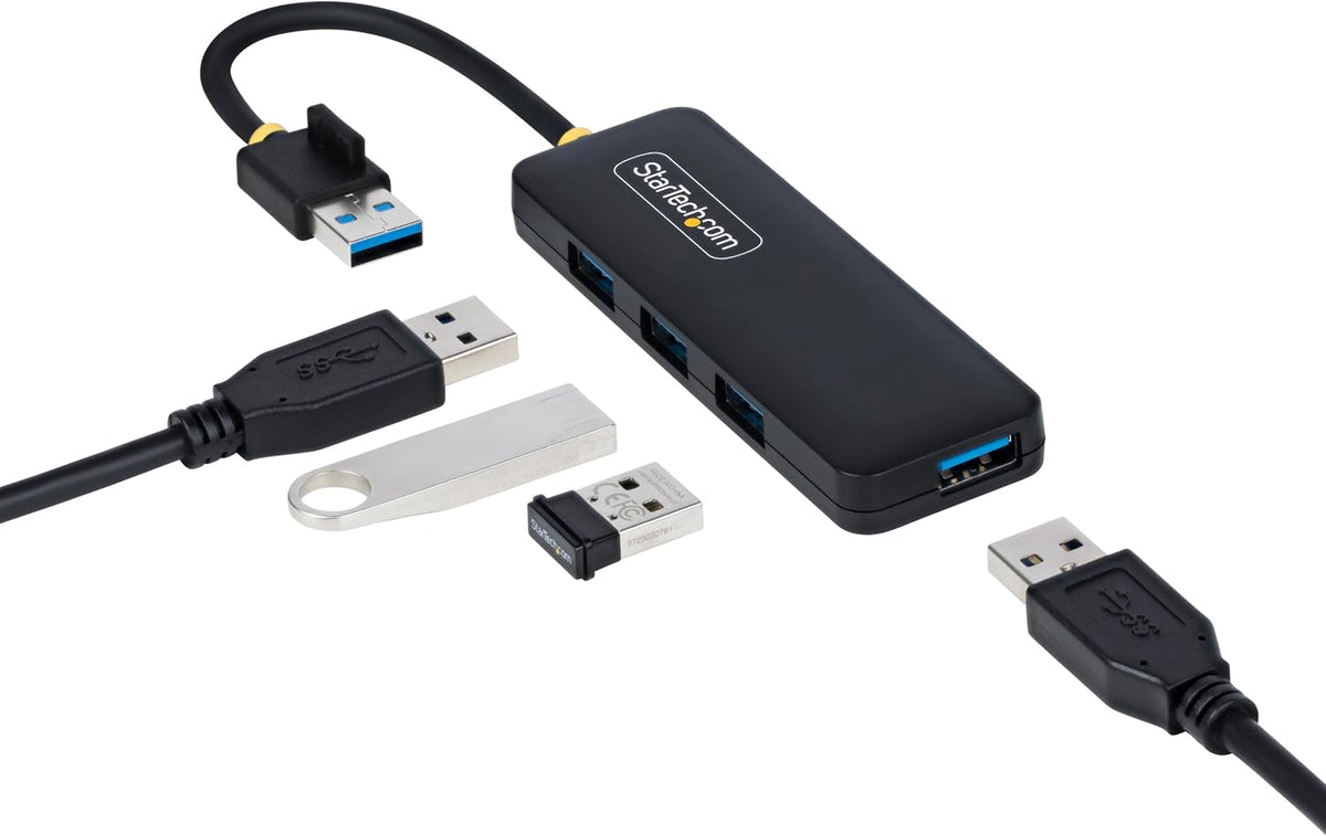 4-Port USB-C Hub with USB 3.0 – 5Gbps High-Speed Data Transfer