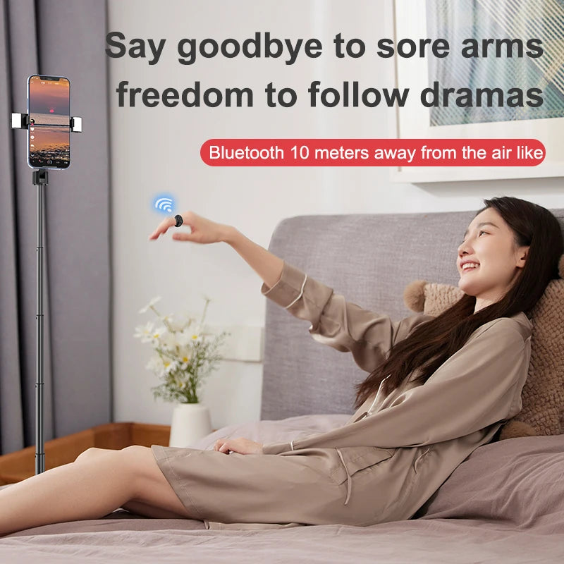 Wireless Bluetooth Remote Control Selfie Ring for Mobile Phones - Compatible with Xiaomi and Apple