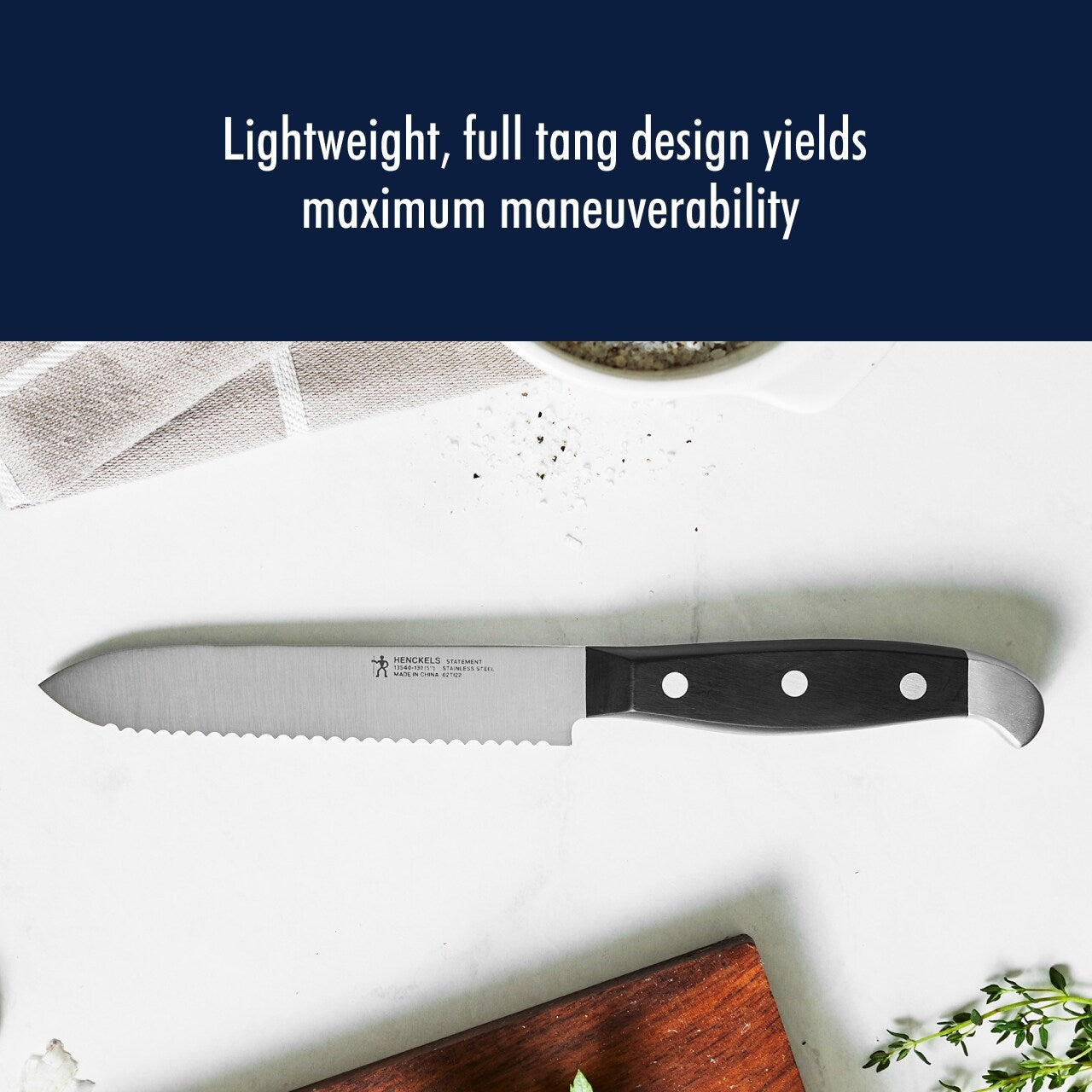 Statement 7-Pc Self-Sharpening Knife Block Set