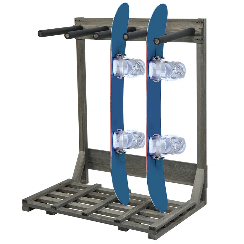 Damarco Wood Freestanding Ski/Snowboard Rack