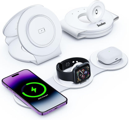 Viral Vault Wireless Charger Travel Case — Hard-Shell Organizer for Hicober 3-in-1 Charging Station