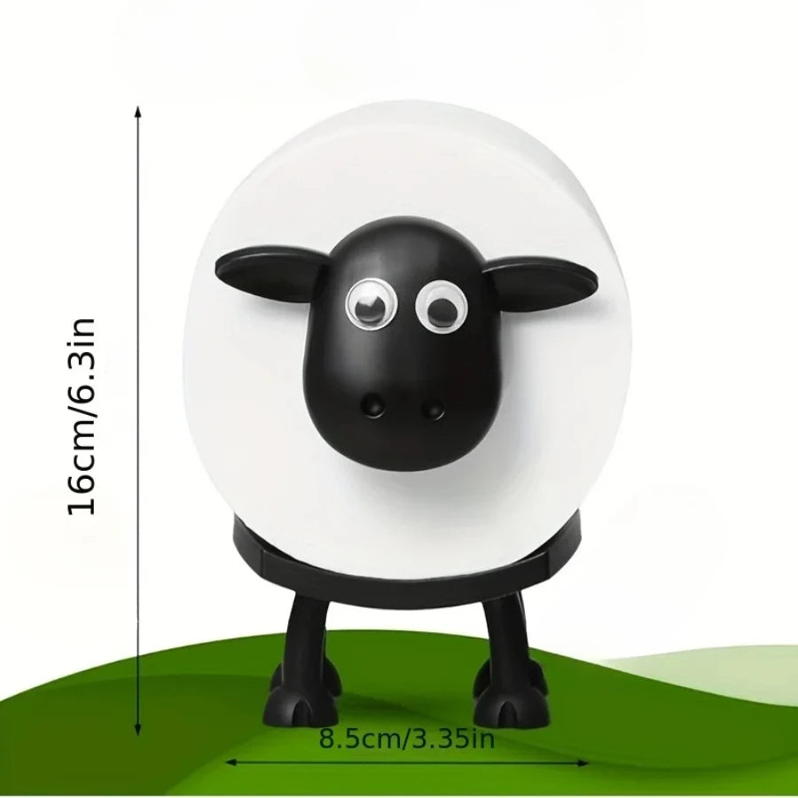 Cute Animal Shaped Toilet Paper Holder, Funny Toilet Paper Holder Standing Bathroom Paper Towel Holder for Bathroom Decoration