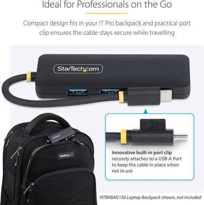 4-Port USB-C Hub with USB 3.0 – 5Gbps High-Speed Data Transfer