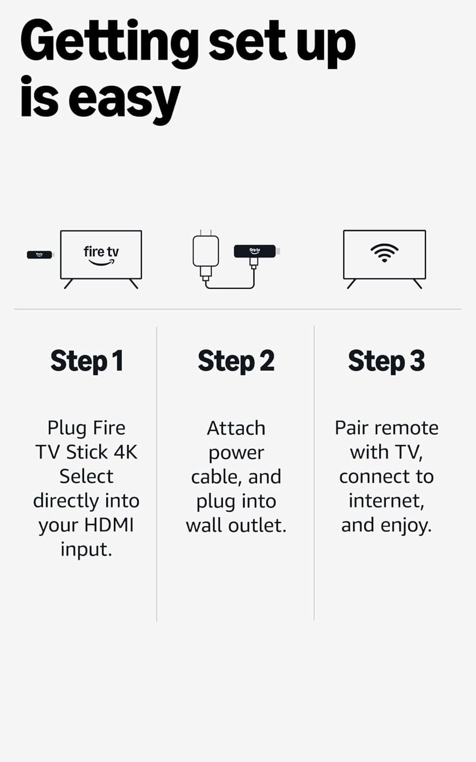 Amazon Fire TV Stick 4K Select (Newest Model), Start Streaming in 4K, Ai-Powered Search, and Free & Live TV