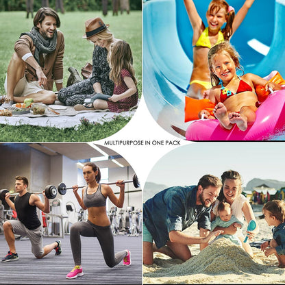 Beach Bag with Cooler,Mesh Beach Bags for Women Sandproof for Pool and Swimming Travel Daily with Durable 8 Pocket