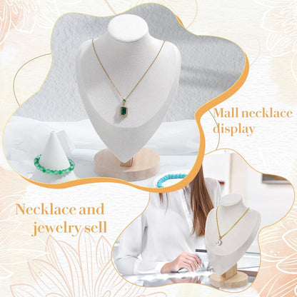 Viral Vault™ Luxe Display™ — 3-Piece Jewelry Necklace Display Stand Set