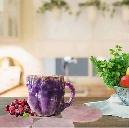 Mineral Crystal Coffee Mugs Resin Gift. Mineral Crystal Coffee Mugs Tumbler