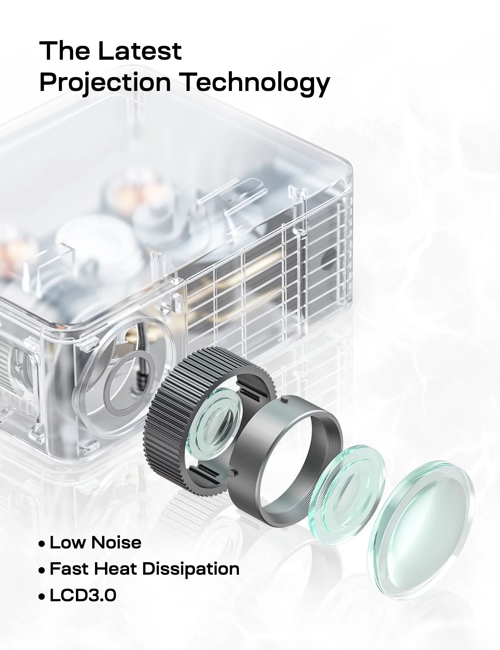 YT Mini Projector 1080P Supported,4000 Lumens LED 3.0 Outdoor Theater, 60000HRS Lamp Life,Black