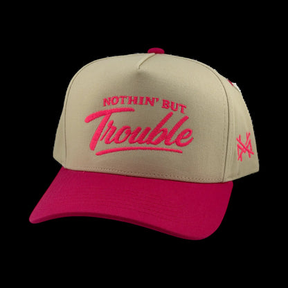 Nothing but Trouble Premium Trucker Snapback Hat