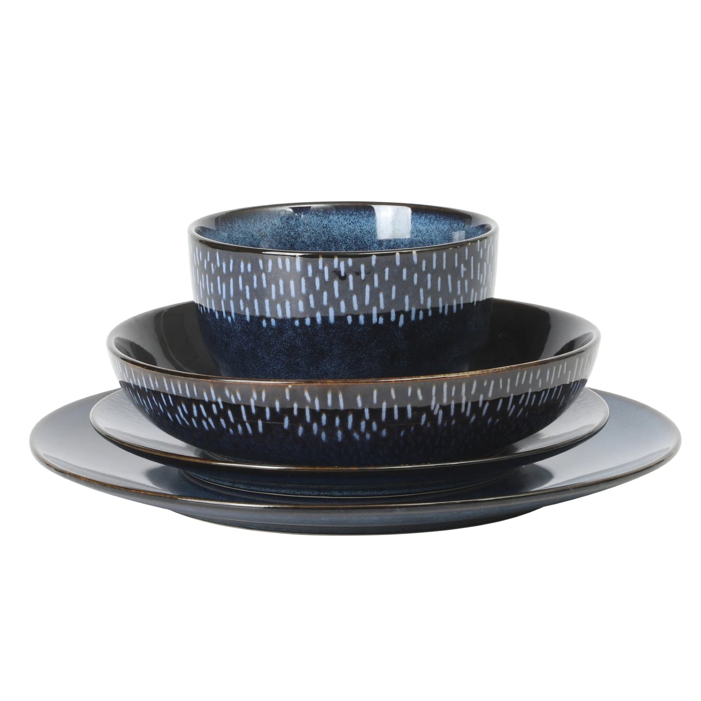 Matisse 16-Piece Dinnerware Set - Cobalt