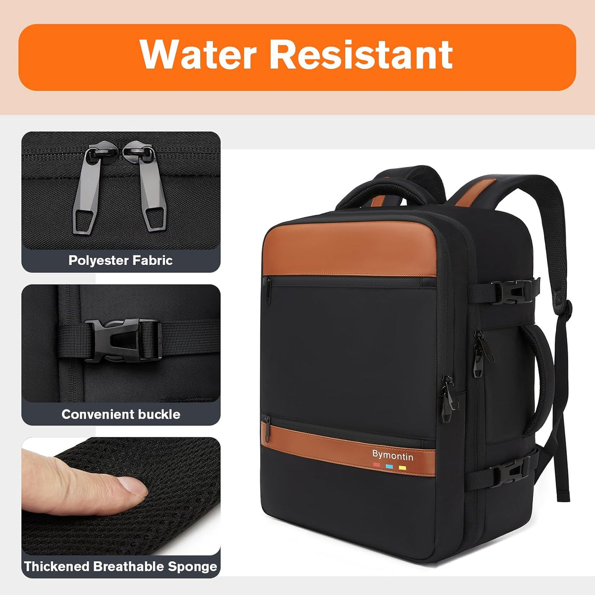 Exquisite Travel Laptop Backpack, Flight Approved Size Carry on Bag (25L)