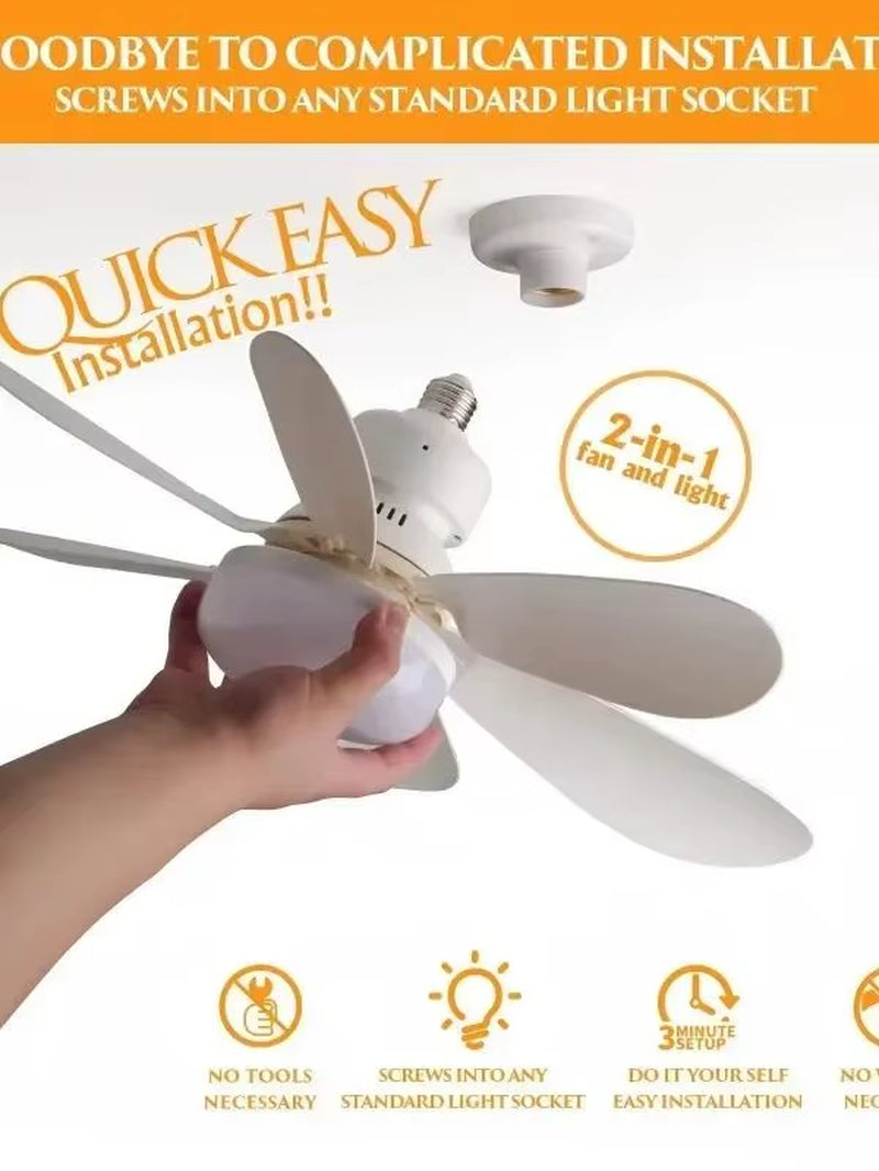 E27 with Remote LED 30W Ceiling Fan Light Dimming Function Suitable for Living Room Study and Home Use 85-265V