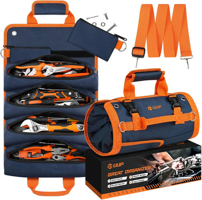 Viral Vault™ Tool Roll Pro — Portable Roll-Up Tool Organizer