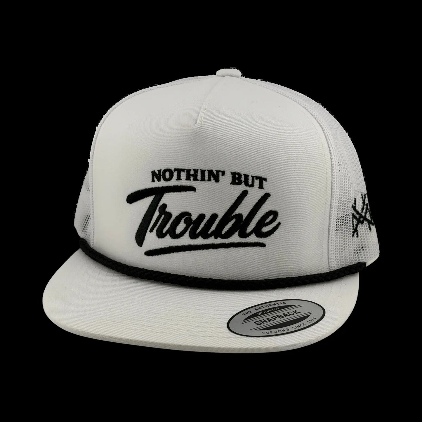 Nothing but Trouble Premium Trucker Snapback Hat