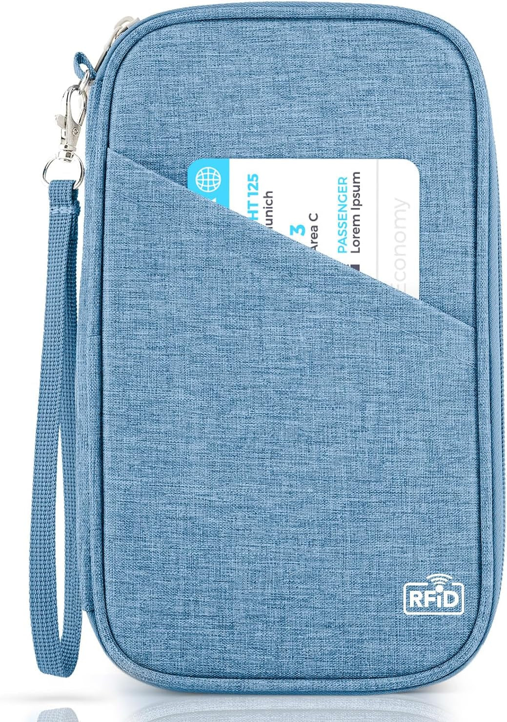 Viral Vault Leather Passport Holder — Genuine Leather, RFID Blocking & Air Tag Holder