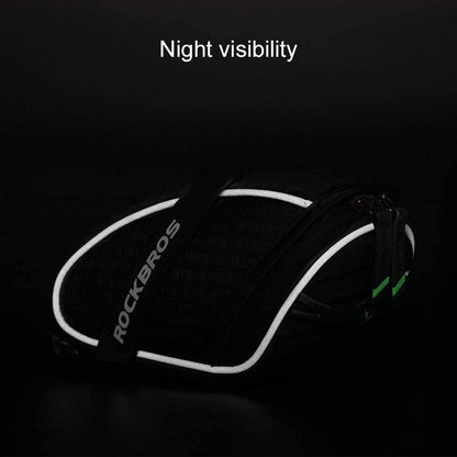 ROCKBROS Bike Seat Bag, Bicycle Saddle Bag under Seat 3D Shell Cycling Seat Pack for Mountain Road Bikes Black