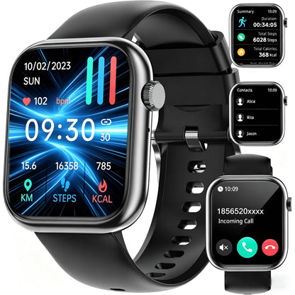 PulsePro™ HD Smartwatch | 1.85" Touchscreen Bluetooth Smart Watch for Android & iPhone