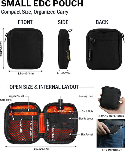 VIPERADE VE34 Mini EDC Organizer - Small Everyday Carry Pouch