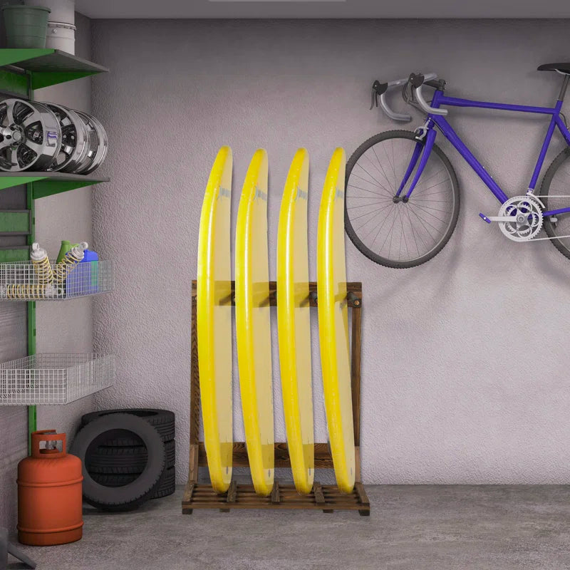 Damarco Wood Freestanding Ski/Snowboard Rack