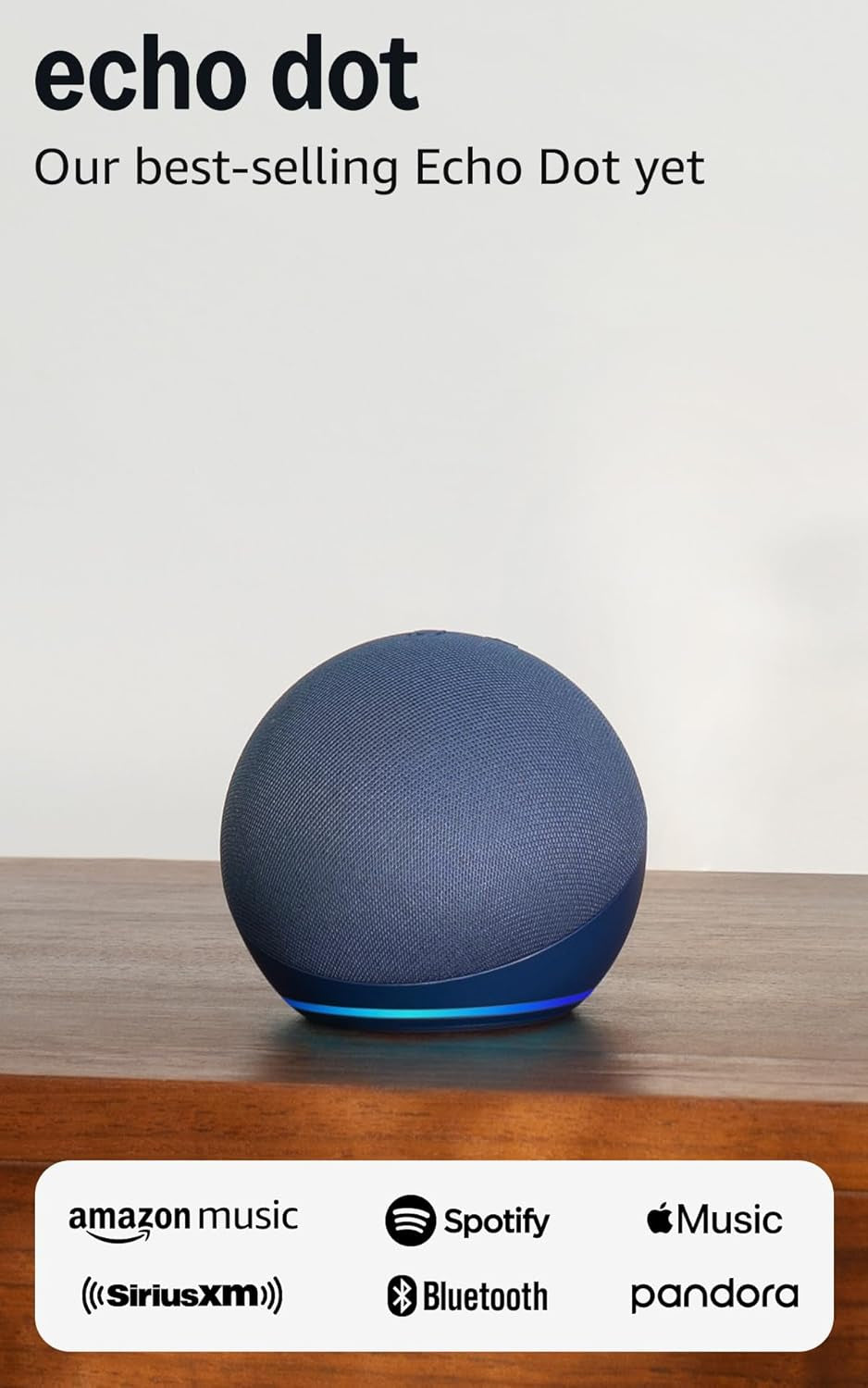 Echo Dot (Newest Model) - Vibrant Sounding Speaker, Designed for Alexa+, Great for Bedrooms, Dining Rooms and Offices, Charcoal