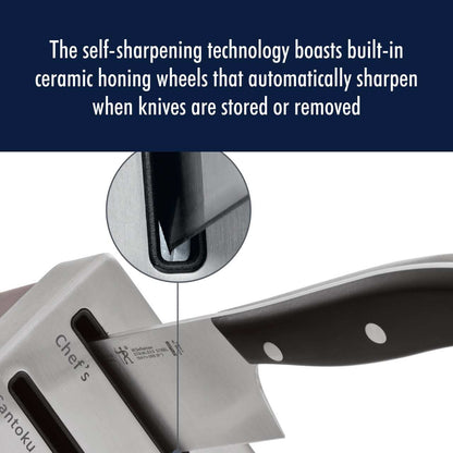 Statement 7-Pc Self-Sharpening Knife Block Set