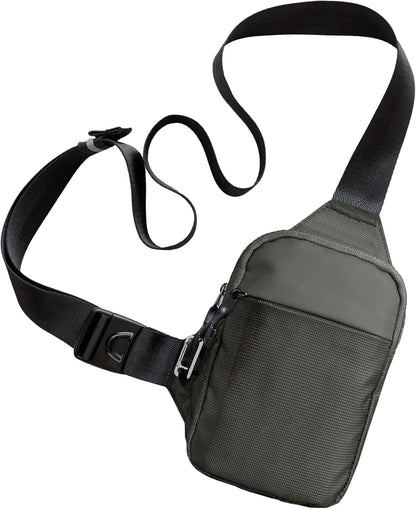 Anti-Theft Crossbody Sling Bag – RFID Protection, Cut-Resistant Strap & Water-Resistant Nylon