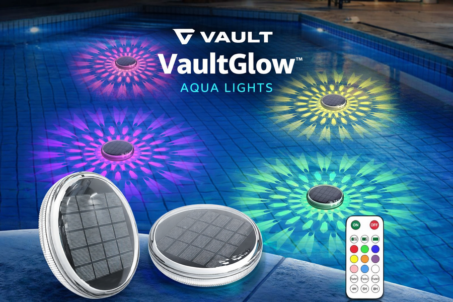 Solar Powered Floating Pool Lights(2 Pack), Pool Lights That Float with Remote Control, 12 Lighting, Timing Mode, IP67 Waterproof for Inground/Above Ground Pool, Pool Party, Bathroom, Bathtub, Garden