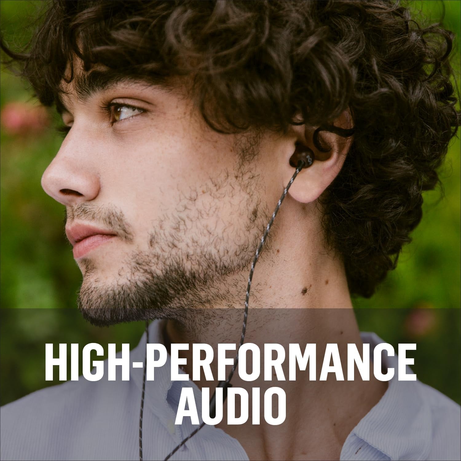 House of Marley Smile Jamaica: Wired Earphones with Microphone, Noise Isolating Design, and Sustainable Materials, Brass