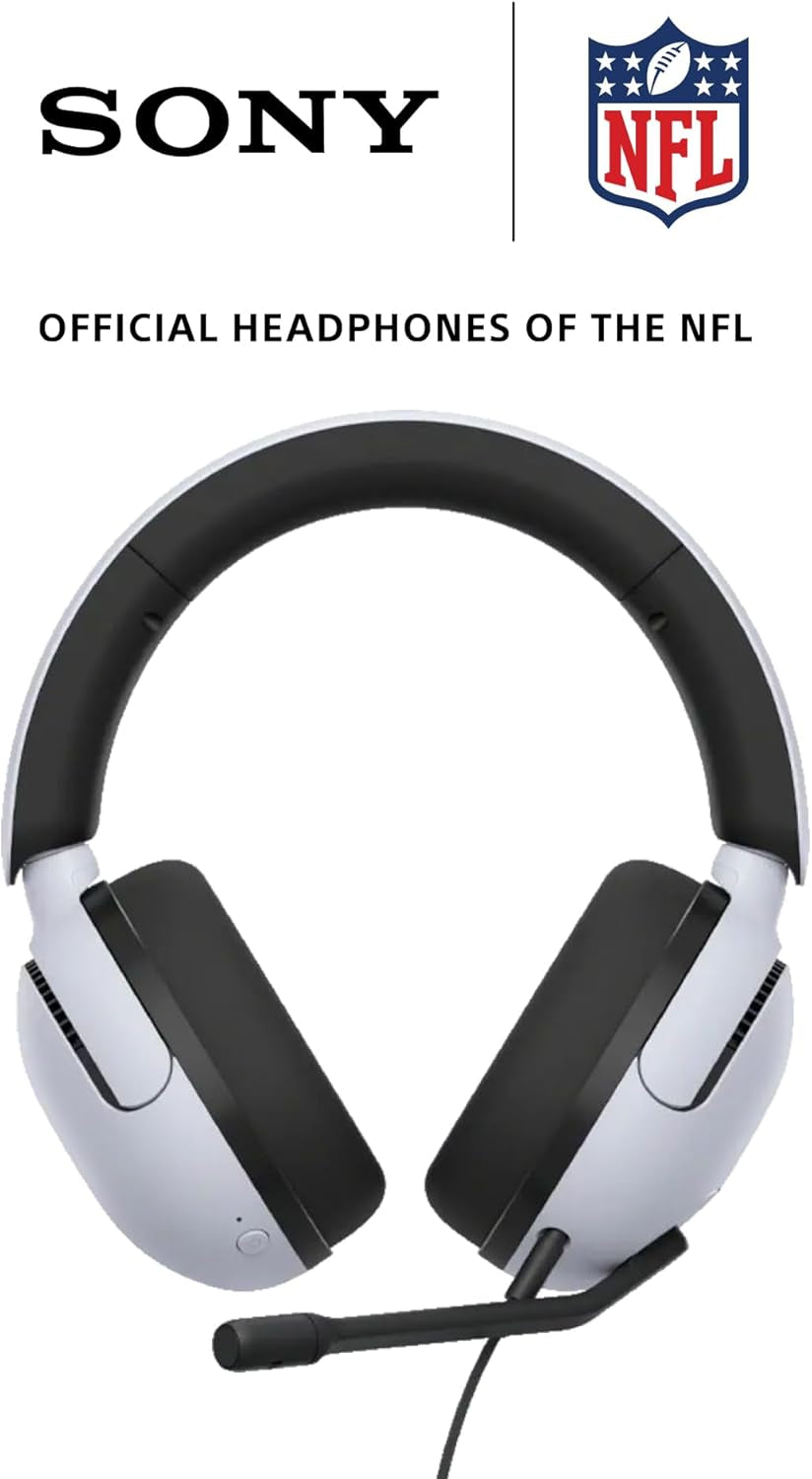 Sony INZONE H5 Wireless Gaming Headset, 360 Spatial Sound, Works with PC, PS5, 28 Hour Battery, 2.4Ghz Wireless and 3.5Mm Audio Jack, WH-G500 White