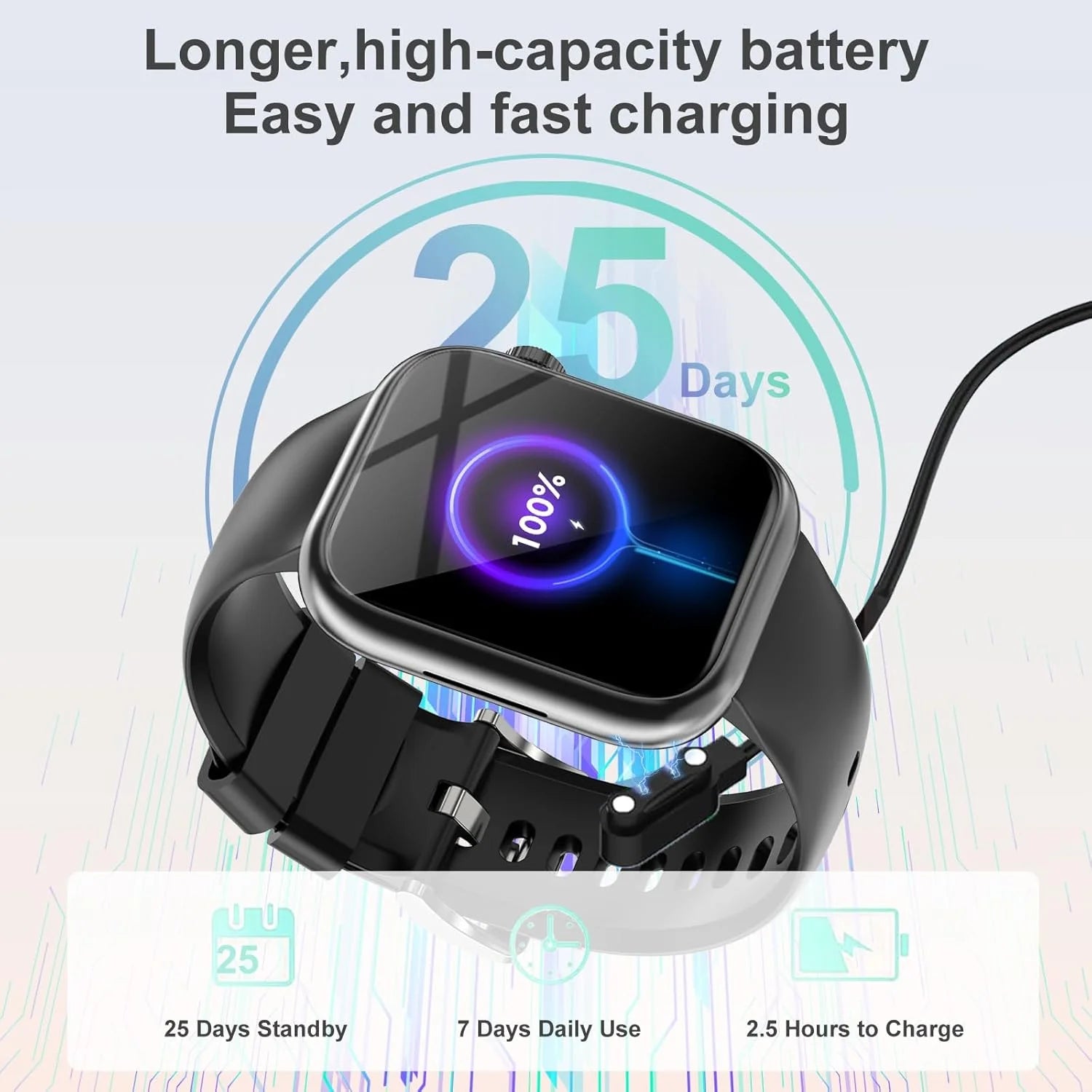 PulsePro™ HD Smartwatch | 1.85" Touchscreen Bluetooth Smart Watch for Android & iPhone