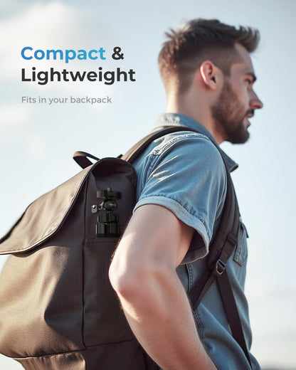 Ubeesize Phone Tripod Pro S, Flexible Desk Stand with Wireless Remote, Mini Holder for Camera and Gopro