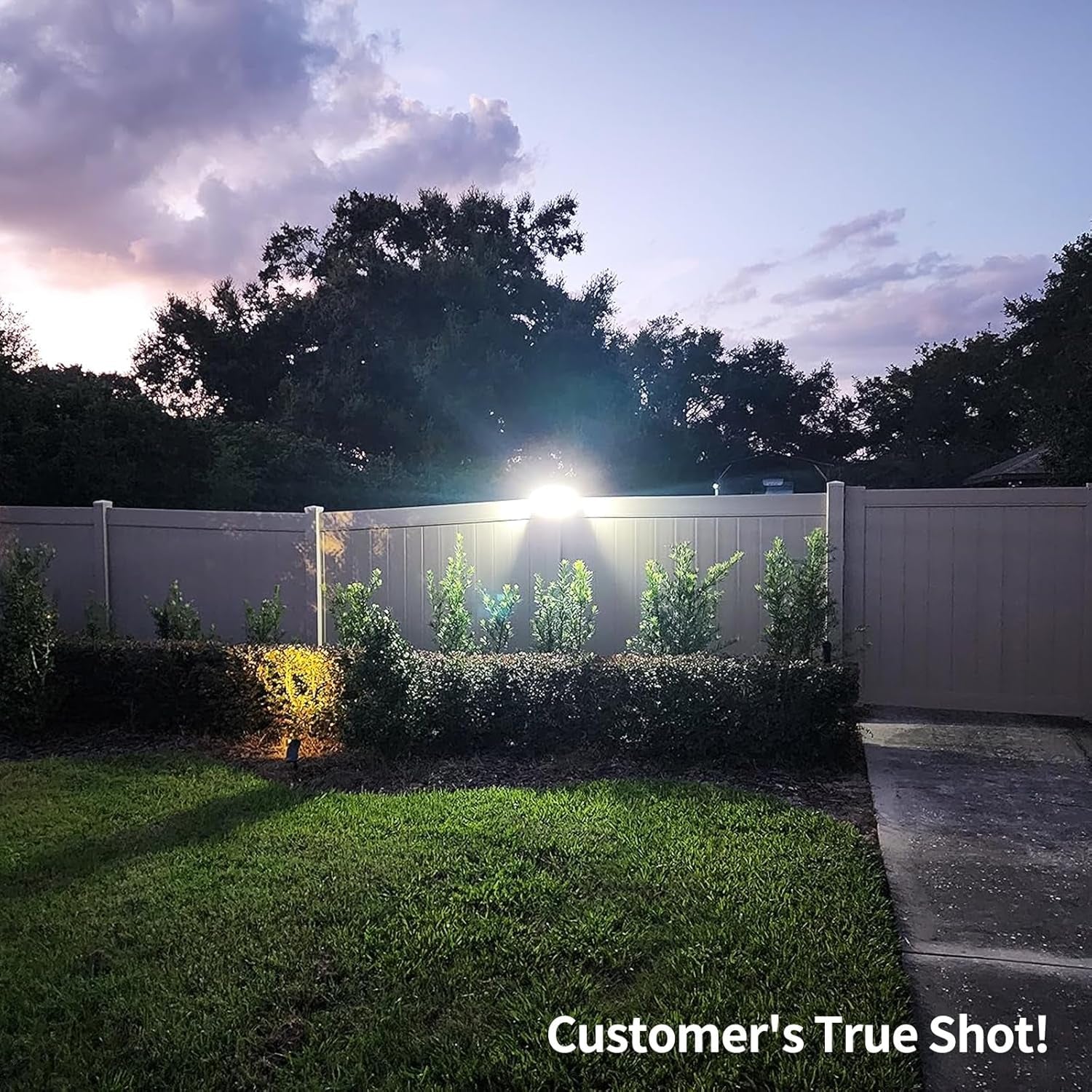 Intelamp Solar Outdoor Lights,6000Mah Motion Sensor with Dual Sensors,Waterproof Solar Flood Lights 270°Wide Angle for outside with 3 Modes