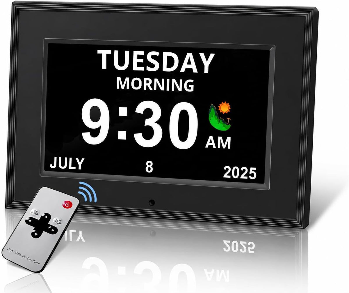❤️ Viral Vault™ DayWise™ Senior Digital Clock & Reminder Center