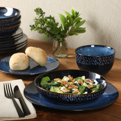 Matisse 16-Piece Dinnerware Set - Cobalt