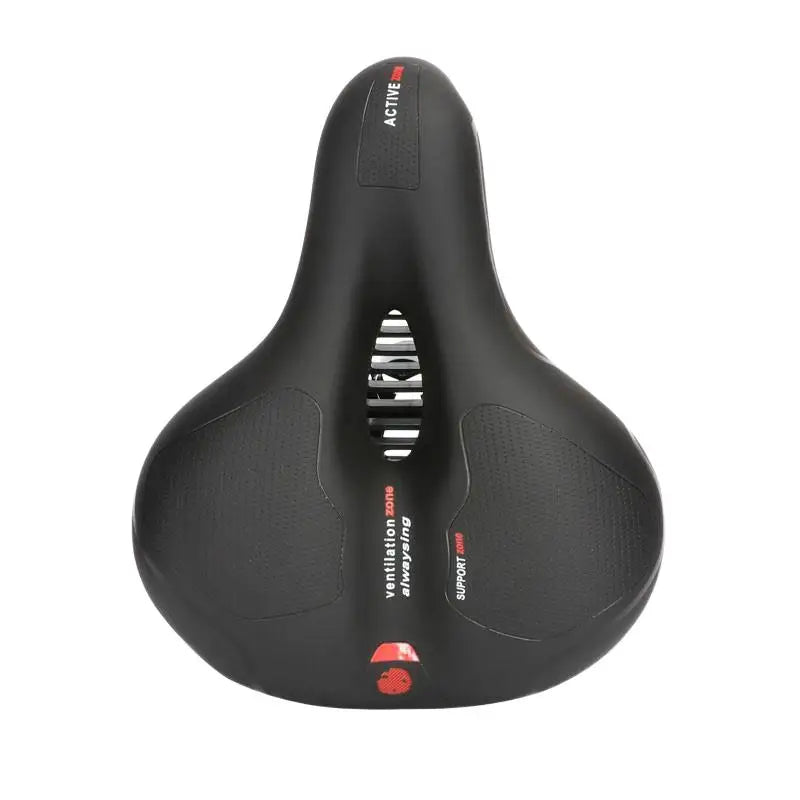 ESLNF Hollow Breathable Bicycle Saddle MTB Road Bike Saddle Shock Absorbing Comfortable Big Butt Bike Seat Bicycle Accessories
