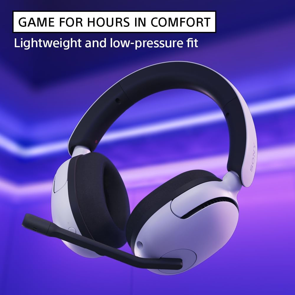 Sony INZONE H5 Wireless Gaming Headset, 360 Spatial Sound, Works with PC, PS5, 28 Hour Battery, 2.4Ghz Wireless and 3.5Mm Audio Jack, WH-G500 White