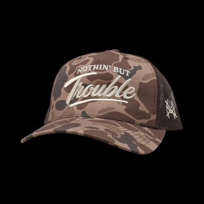 Nothing but Trouble Premium Trucker Snapback Hat