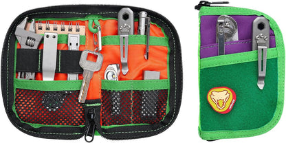 Viral Vault VE10 Compact EDC Organizer Pouch — 500D Fabric, YKK Zipper & Multi-Pocket Storage