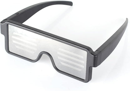 LED Glasses,Light up Glasses, Halloween 11 Patterns Sunglasse | LED Glasses Halloween 11 Patterns Sunglasses for Men and Women Nightclub, Birthday Parties and Other Occasions.