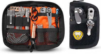 Viral Vault VE10 Compact EDC Organizer Pouch — 500D Fabric, YKK Zipper & Multi-Pocket Storage