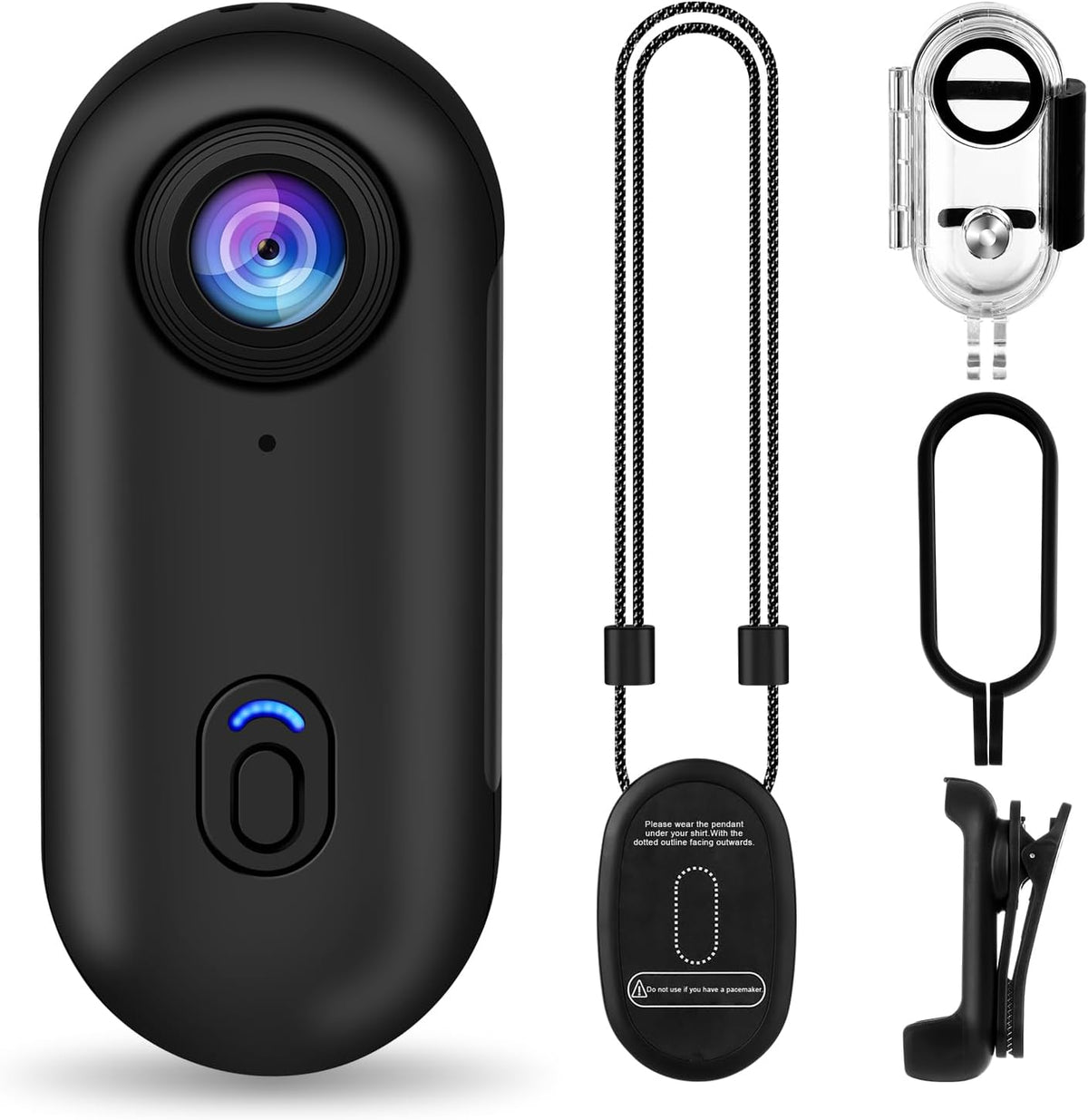 I3 4K Thumb Action Camera, Tiny Size, Mount Anywhere, Small Body Camera