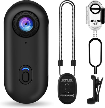 I3 4K Thumb Action Camera, Tiny Size, Mount Anywhere, Small Body Camera