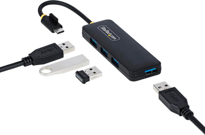 4-Port USB-C Hub with USB 3.0 – 5Gbps High-Speed Data Transfer
