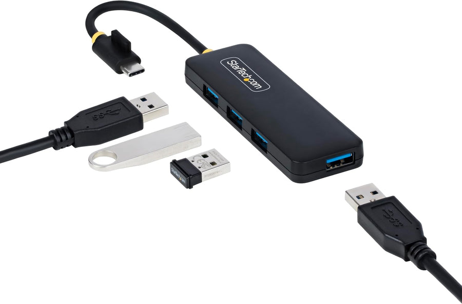 4-Port USB-C Hub with USB 3.0 – 5Gbps High-Speed Data Transfer