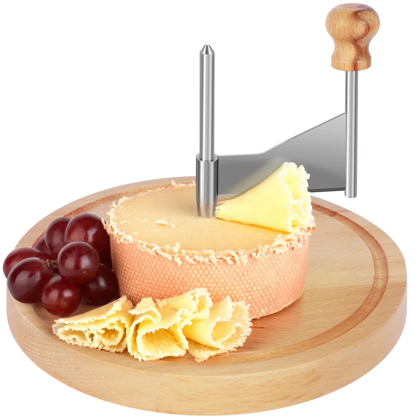 Elevate Your Culinary Creations with the Stainless Steel Cheese Curler and Shaver - Perfect for Cheese and Chocolate!