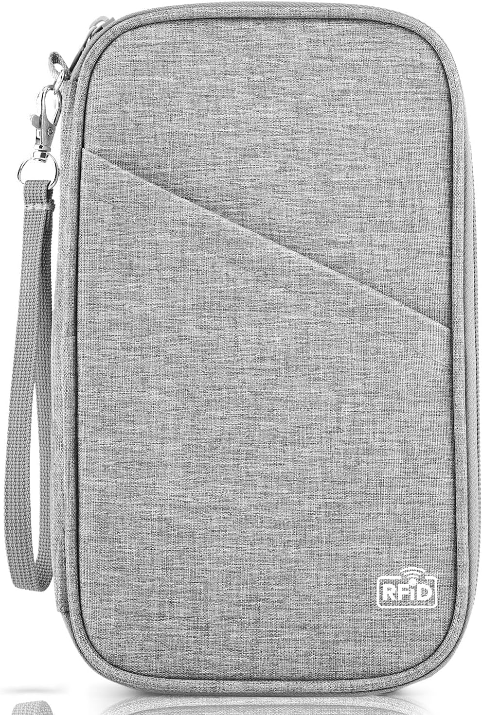 Viral Vault Leather Passport Holder — Genuine Leather, RFID Blocking & Air Tag Holder