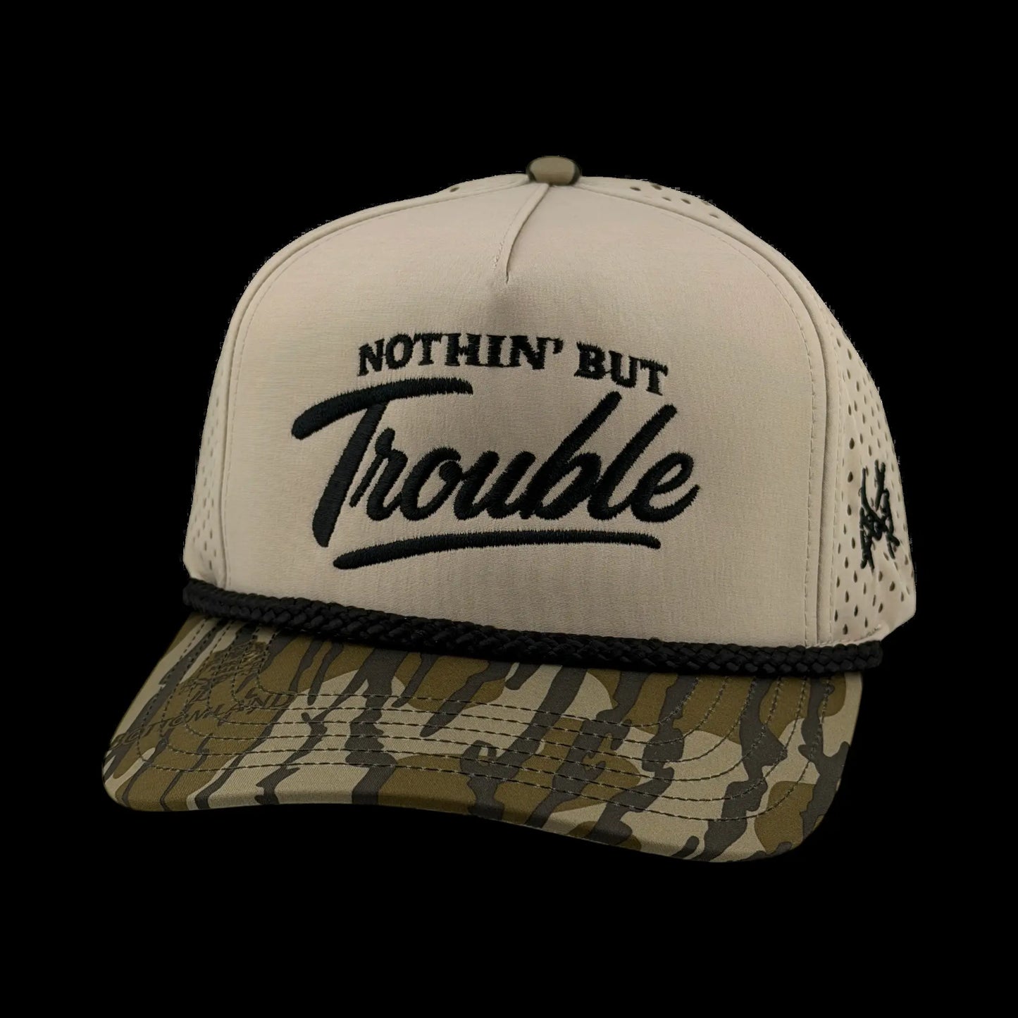 Nothing but Trouble Premium Trucker Snapback Hat
