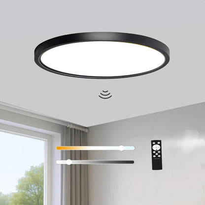 ZCHYLED 12-Inch Motion Sensor Ceiling Light – 2400LM Dimmable LED with Remote