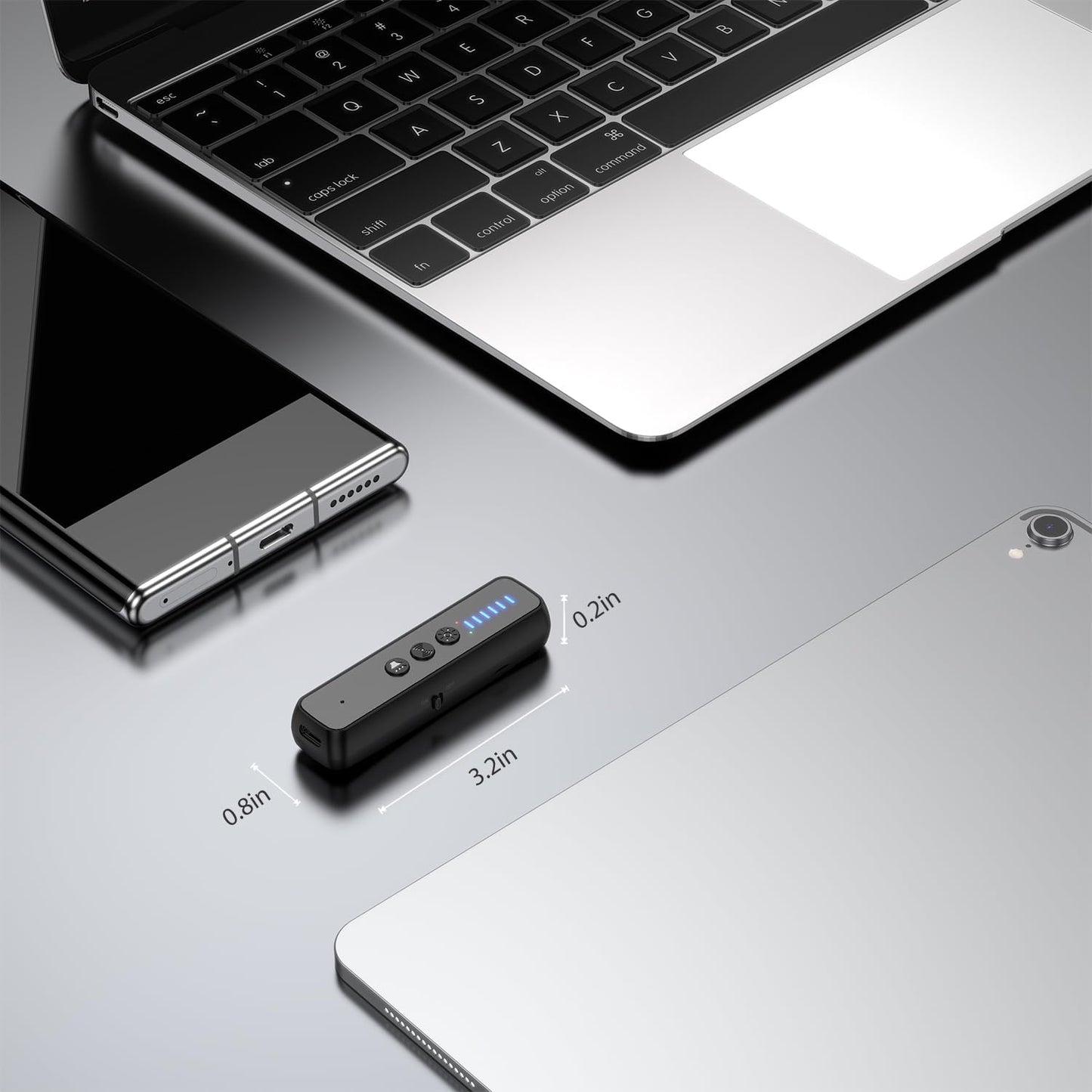 Upgraded Hidden Camera Detector - Ai-Powered Anti-Spy Device, GPS Tracker & Bug Detector, Portable RF Signal Scanner for Hotels, Travel, Home & Office (Black)